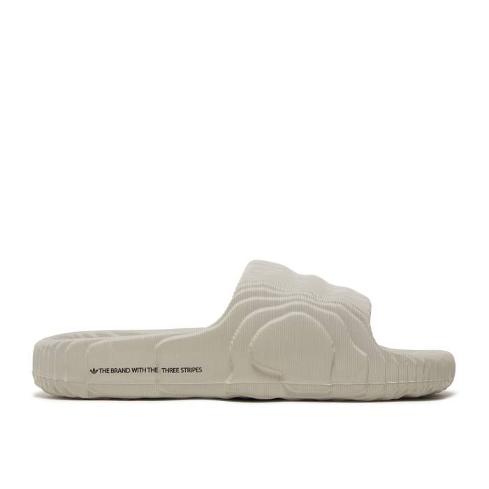 アディダス Adidas 【 Adilette 22 Slides \u0027Clear Grey\u0027 Men Clear Grey/Clear Grey/Clear Grey 】 アディレッタ メンズ 薄墨色 薄墨色