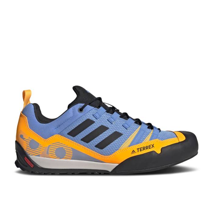 アディダス Adidas 【 Terrex Swift Solo Approach 'Blue Fusion Solar Gold' Men Blue Fusion/Core Black/Solar Gold 】 Swift Fusion フュージョン メンズ 青色 ブルー Fusion フュージョン コア 黒色 ブラック ゴールド|スニケス