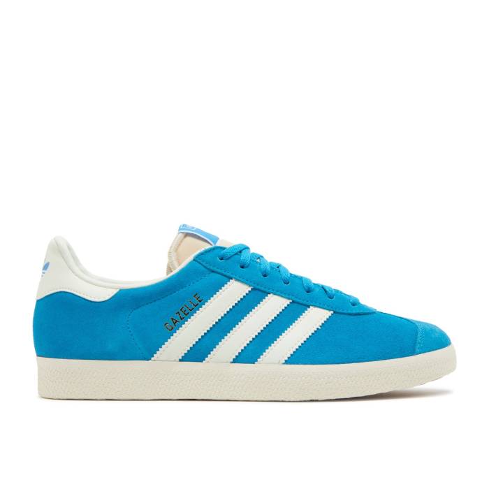 アディダス Adidas 【 Gazelle \u0027Bold Aqua\u0027 Men Bold Aqua/Off White/Cream White 】 ガゼル メンズ アクア 白いこと 白いこと 皮膚軟化剤