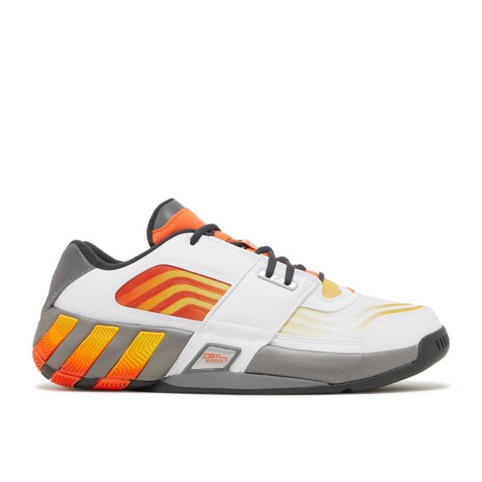 アディダス Adidas 【 Gil Zero Restomod \u0027Grant High School\u0027 Men Cloud White/Semi Impact Orange/Bold Gold 】 皆無 御機嫌 メンズ 白いこと 白いこと 差しひびき orange 橙・オレンジ色 ゴールド