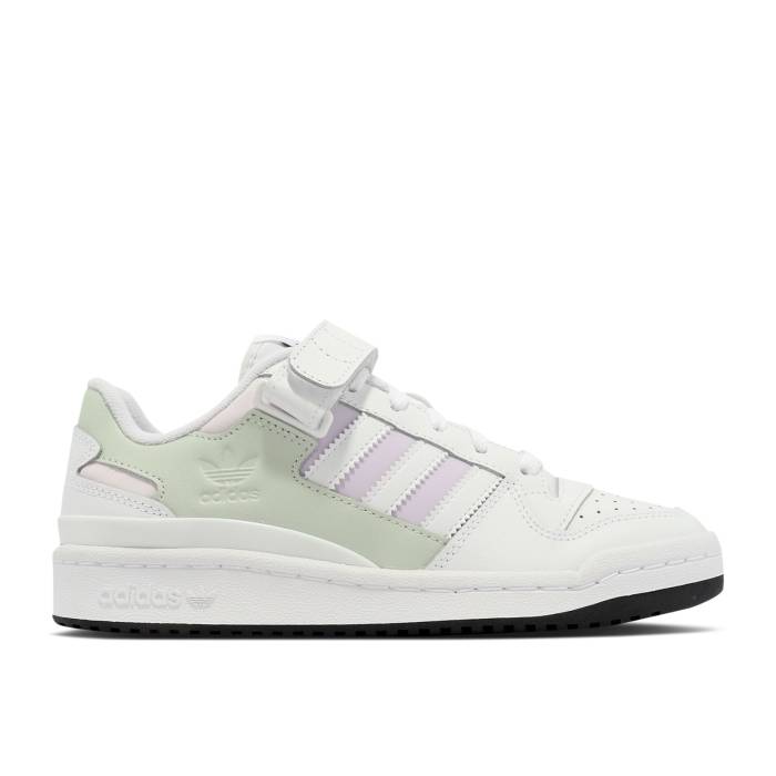 アディダス Adidas 【 Wmns Forum Low Pastel Women Cloud White/Cloud White/Linen Green 】 フォーラム レディース 白色 ホワイト green 緑・グリーン