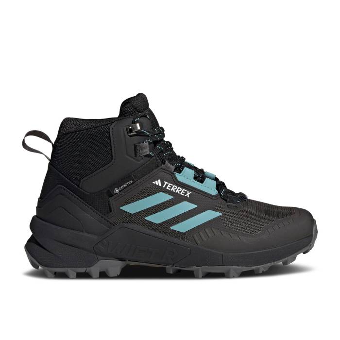 アディダス Adidas 【 Wmns Terrex Swift R3 Mid Gore-Tex 'Grey Mint Ton' Women Grey Five/Mint Ton/Core Black 】 Swift ミッド ゴアテックス レディース 灰色 グレー コア 黒色 ブラック｜スニケス