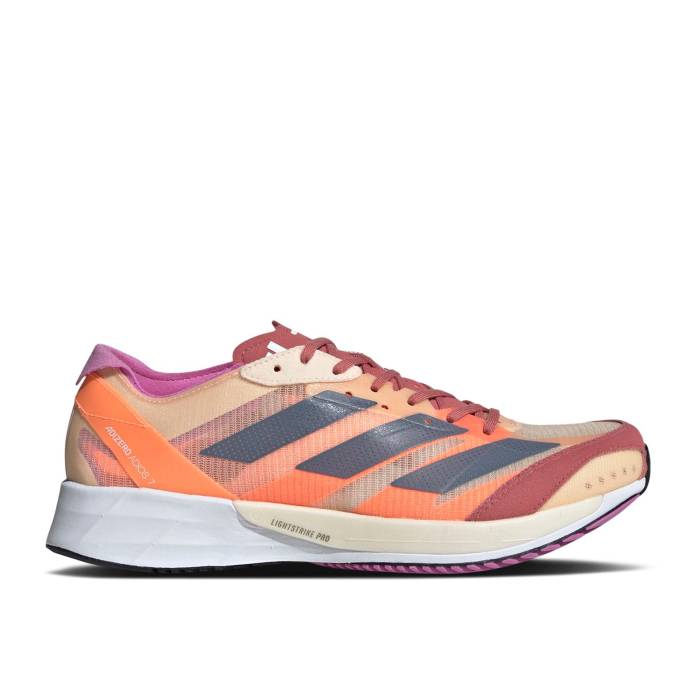 アディダス Adidas 【 Wmns Adizero Adios 7 'Bliss Orange' Women Bliss Orange/Wonder Steel/Beam Orange 】 アディゼロ アディオス レディース orange 橙・オレンジ Steel スティール