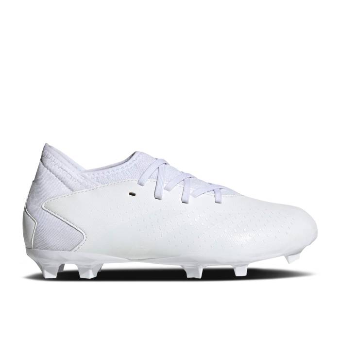 アディダス Adidas 【 Predator Accuracy.3 Fg J 'Pearlized Pack' Youth Cloud White/Cloud White/Core Black 】 プレデター キッズ ベビー マタニティ キッズファッション 靴 スニーカー ジュニア キッズ 白色 ホワイ画像