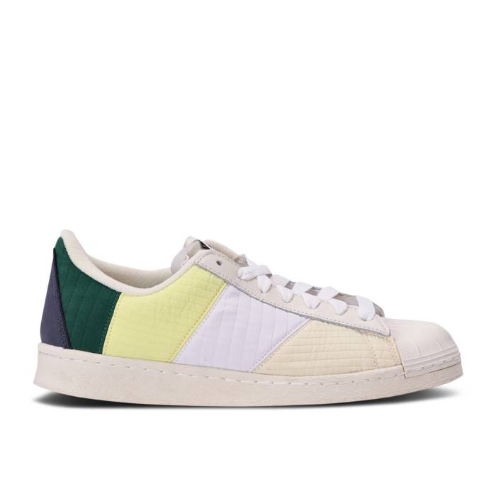 アディダス Adidas 【 Superstar 82 'Panel' Men Aluminium Yellow/Shale Navy/Off White 】 Superstar スーパースター メンズ yellow 黄色・イエロー 紺色 ネイビー 白色 ホワイト