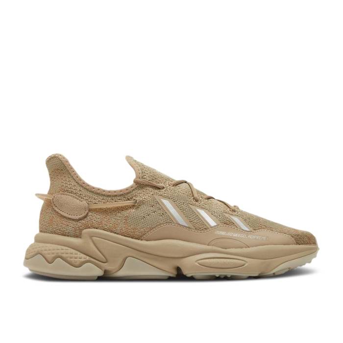 アディダス Adidas 【 Ozweego Knit Hemp Men Hemp/Silver Metallic/Hemp 】 ニット メンズ Silver 銀色・シルバー