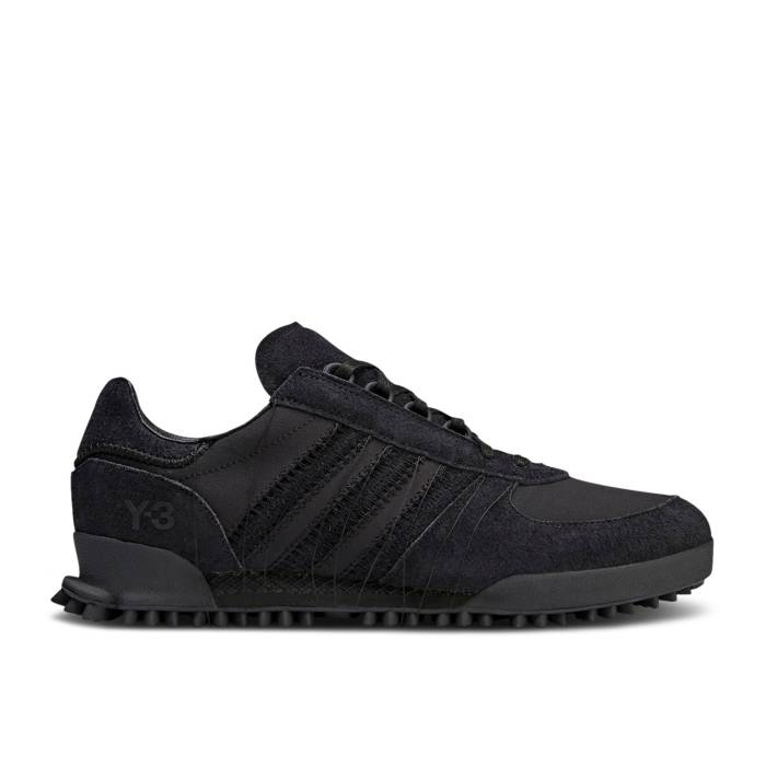 アディダス Adidas 【 Y-3 Marathon 'Triple Black' Men Black/Black/Black 】 メンズ 黒色 ブラック