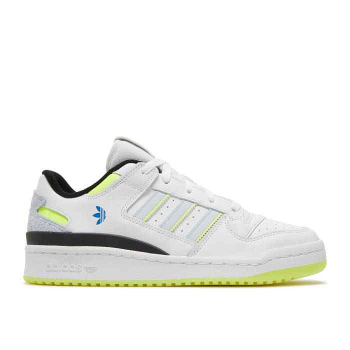 アディダス Adidas 【 Indigo Herz X Forum Low 塩素 \u0027Into The Metaverse\u0027 Men Cloud White/Halo Blue/Solar Yellow 】 藍色・インディゴ 討論会 メンズ 白いこと 白いこと 青み 青色 yellow 黄味がかった・黄色