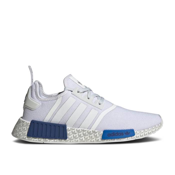 アディダス Adidas 【 Nmd_R1 \u0027White Bright Royal\u0027 Men Cloud White/Crystal White/Bright Royal 】 メンズ 白いこと 白いこと