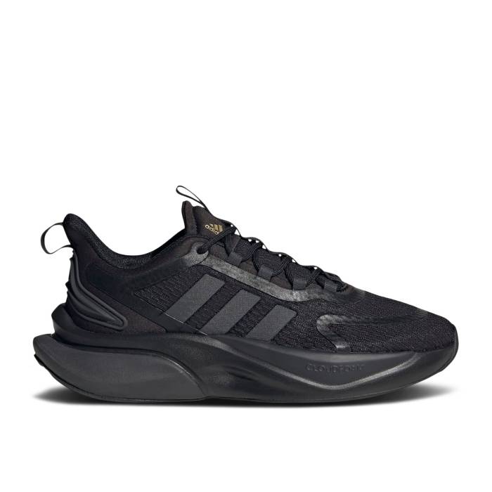 アディダス Adidas 【 Wmns Alphabounce Plus \u0027Black Gold Metallic\u0027 Women Core Black/Gold Metallic/Carbon 】 ゴールド レディース 中核グループ 黒いこと 黒いこと ゴールド 炭素