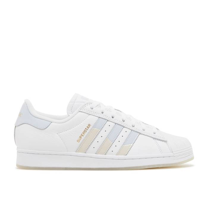 アディダス Adidas 【 Dime X Superstar Adv \u0027White Halo Blue\u0027 Men Cloud White/Halo Blue/Wonder White 】 Superstar はやりっ児 メンズ 白いこと 白いこと 青み 青色