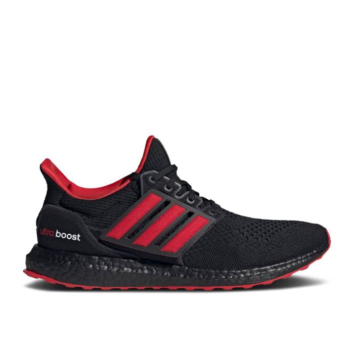アディダス Adidas 【 Ultraboost 1.0 Dna \u0027Black Better Scarlet\u0027 Men Core Black/Better Scarlet/White 】 メンズ 中核グループ 黒いこと 黒いこと 白いこと 白いこと 靴-メンズ靴