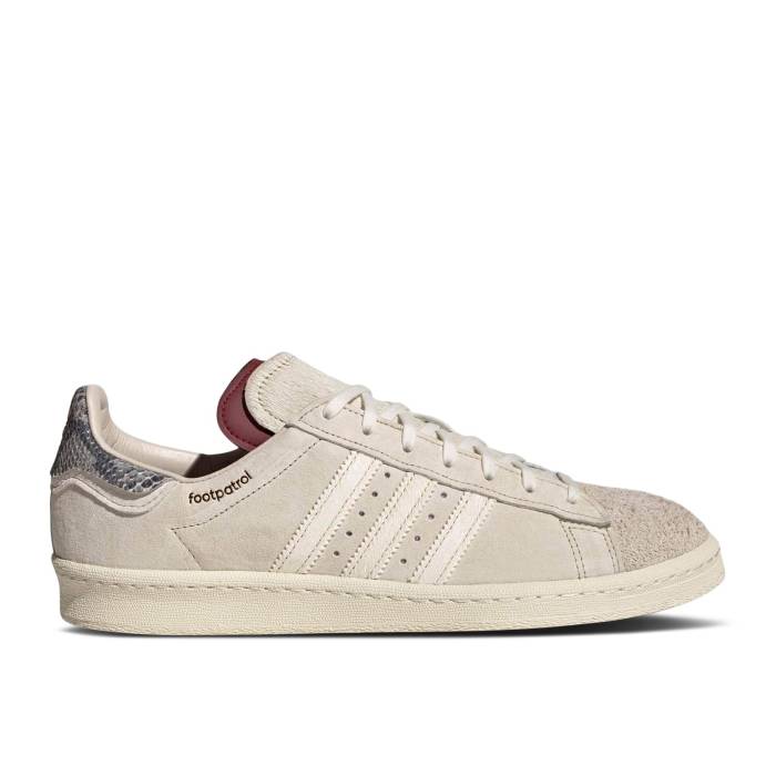 アディダス Adidas 【 Footpatrol X Campus \u002720Th Anniversary\u0027 Men Cream White/Off White/Bliss 】 構内 メンズ 皮膚軟化剤 白いこと 白いこと