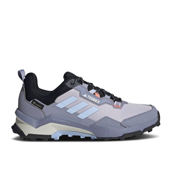 アディダス Adidas 【 Wmns Terrex Ax4 Gore-Tex \u0027Silver Violet\u0027 Women Silver Violet/Blue Dawn/Solar Gold 】 ゴアテックス レディース Silver しろがね色・しろがね色 紫・相撲取り草 青み 青色 ゴールド