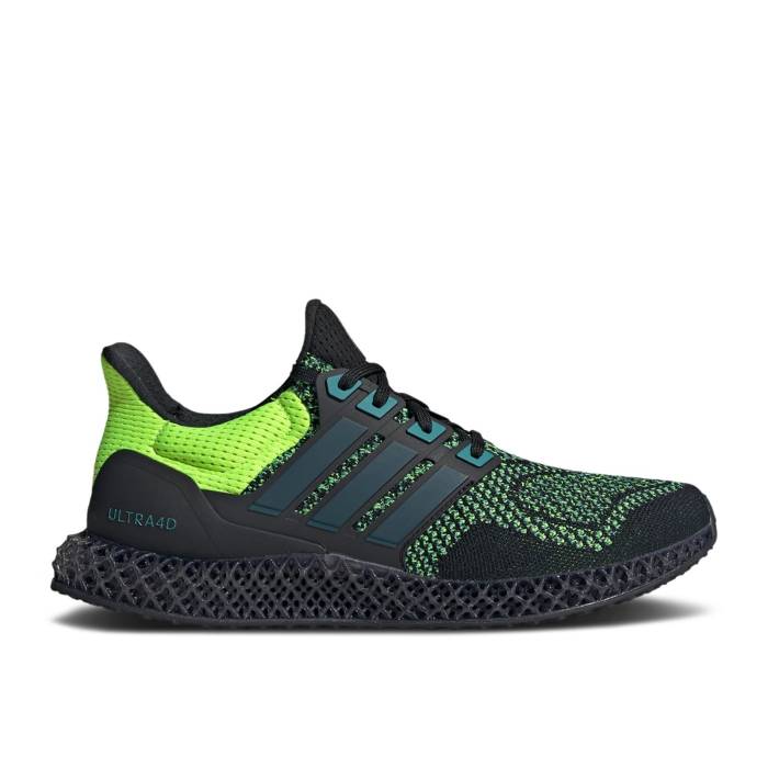 アディダス Adidas 【 Ultra 4D Black Lucid Lemon Men Core Black/Arctic Night/Lucid Lemon 】 ultra ウルトラ メンズ コア 黒色 ブラック ナイト