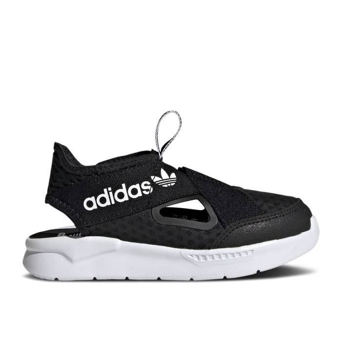 アディダス Adidas 【 360 Sandals J \u0027Black White\u0027 2023 Youth Core Black/Cloud White/Core Black 】 サンダル お坊っちゃん キッズ 中核グループ 黒いこと 黒いこと 白いこと 白いこと