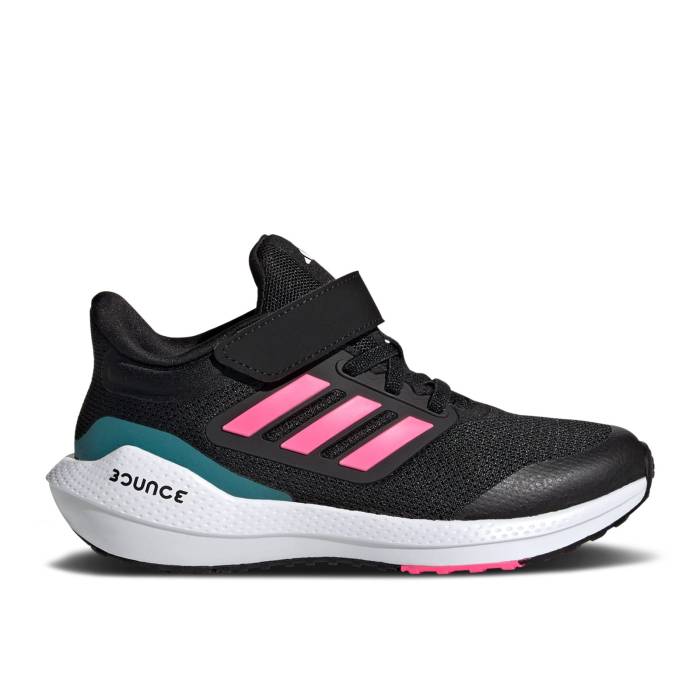アディダス Adidas 【 Ultrabounce Big Kid \u0027Black Lucid Pink\u0027 Youth Core Black/Lucid Pink/Cloud White 】 御坊っちゃん キッズ 中核グループ 黒いこと 黒いこと pink サクラ色 白いこと 白いこと 靴-キッズファッション