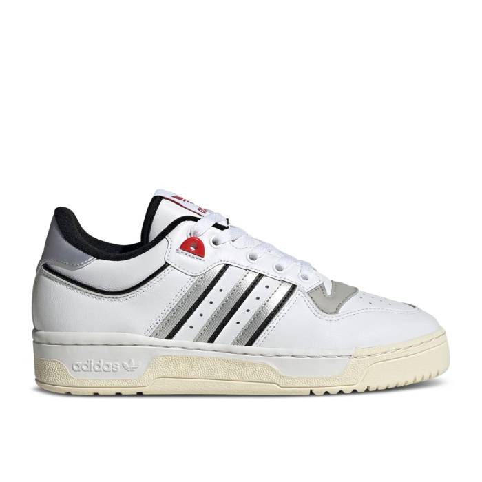 アディダス Adidas 【 Wmns Rivalry Low 86 'La To Vegas' Women Cloud White/Silver Metallic/Core Black 】 レディース 白色 ホワイト Silver 銀色・シルバー コア 黒色 ブラック 35,750円