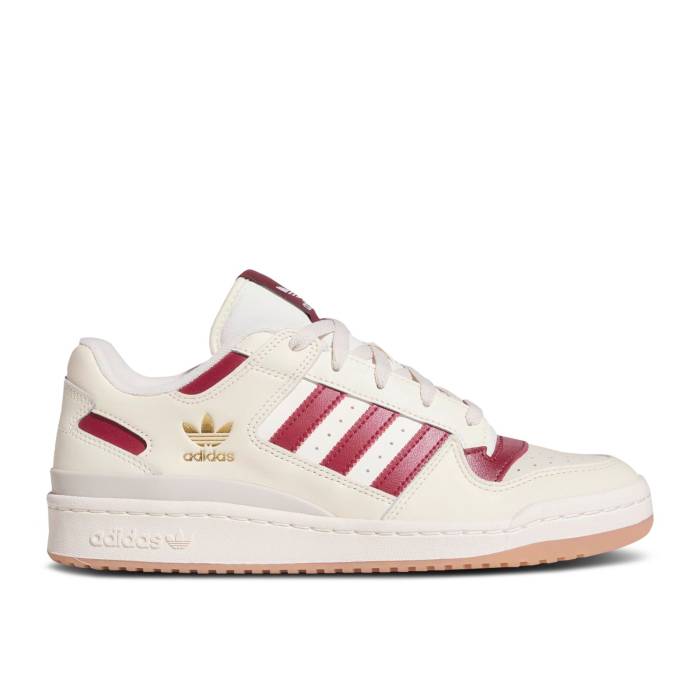 アディダス Adidas 【 Forum Low 'Off White Collegiate Burgundy' Men Off White/Collegiate Burgundy/Cream White 】 フォーラム 白色 ホワイト メンズ 白色 ホワイト ワイン色・バーガンディー クリーム|スニケス