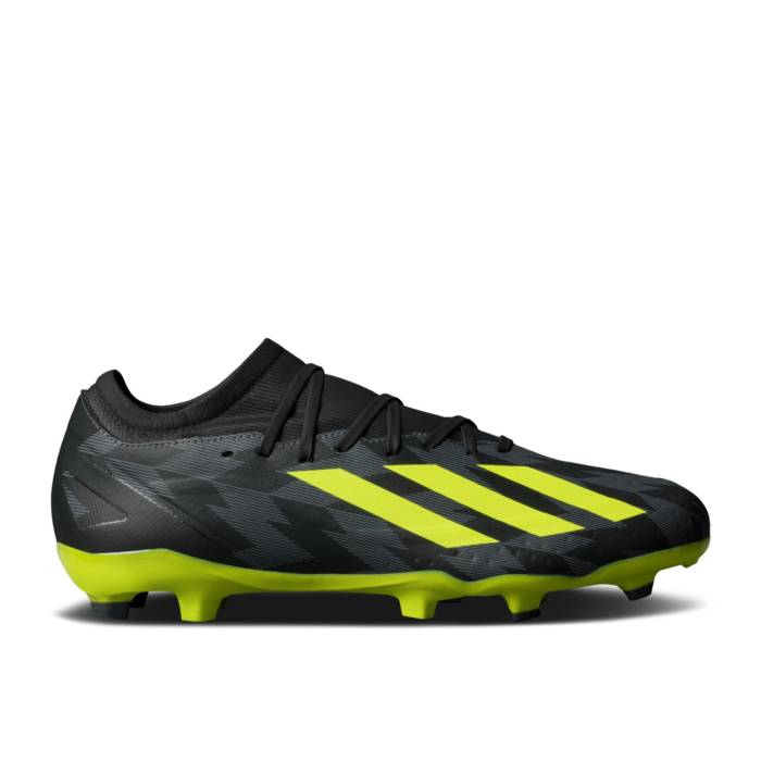 アディダス Adidas 【 X Crazyfast Injection.3 Fg 'Crazycharged Pack' Men Core Black/Team Solar Yellow/Grey Five 】 メンズ コア 黒色 ブラック Team チーム yellow 黄色・イエロー 灰色 グレー