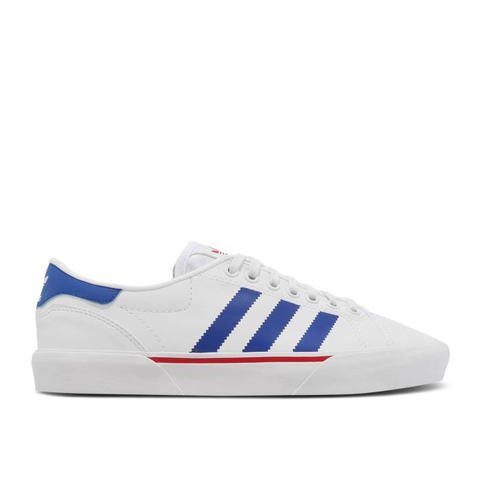 アディダス Adidas 【 Abaca \u0027White Royal Blue Scarlet\u0027 Men Footwear White/Royal Blue/Scarlet 】 青み 青色 メンズ 白いこと 白いこと 青み 青色