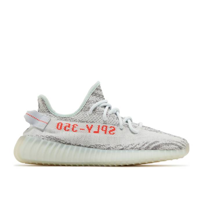 アディダス Adidas 【 Yeezy Boost 350 V2 \u0027Blue Tint\u0027 2023 Men Blue Tint/Grey Three/High Resolution Red 】 ブースト メンズ 青碧 青碧 薄墨色 薄墨色 ご機嫌 Red 赤・赤いこと