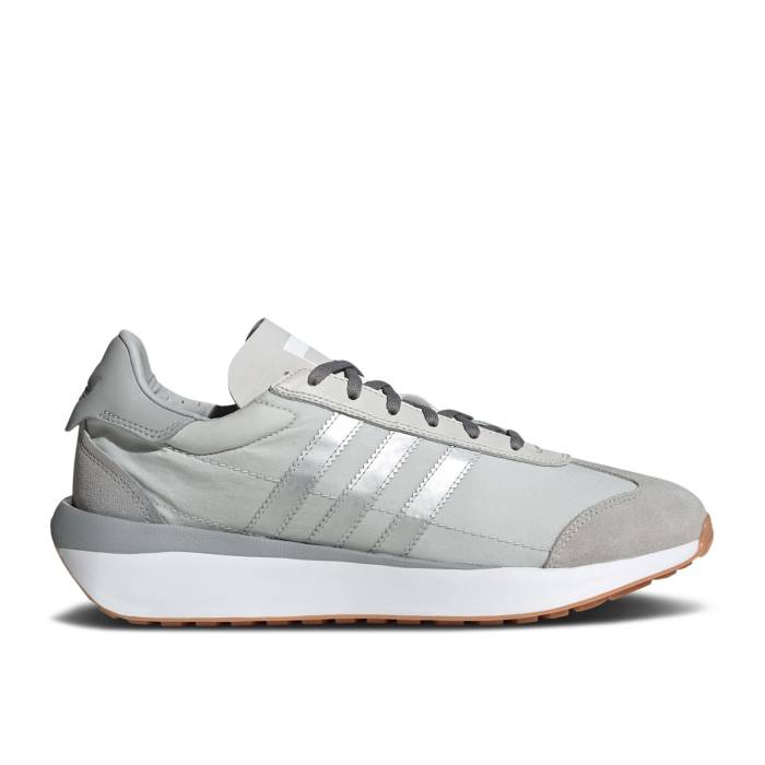 アディダス Adidas 【 Country Xlg \u0027Grey Silver Metallic\u0027 Men Grey One/Silver Metallic/Grey Two 】 カントリー Silver しろがね色・しろがね色 メンズ 薄墨色 薄墨色 Silver しろがね色・しろがね色