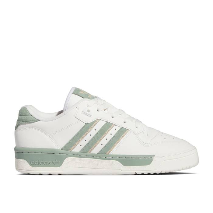 アディダス Adidas 【 Rivalry Low \u0027White Silver Green\u0027 Men Core White/Silver Green/Off White 】 Silver しろがね色・しろがね色 メンズ 中核グループ 白いこと 白いこと Silver しろがね色・しろがね色 green 緑・緑であること