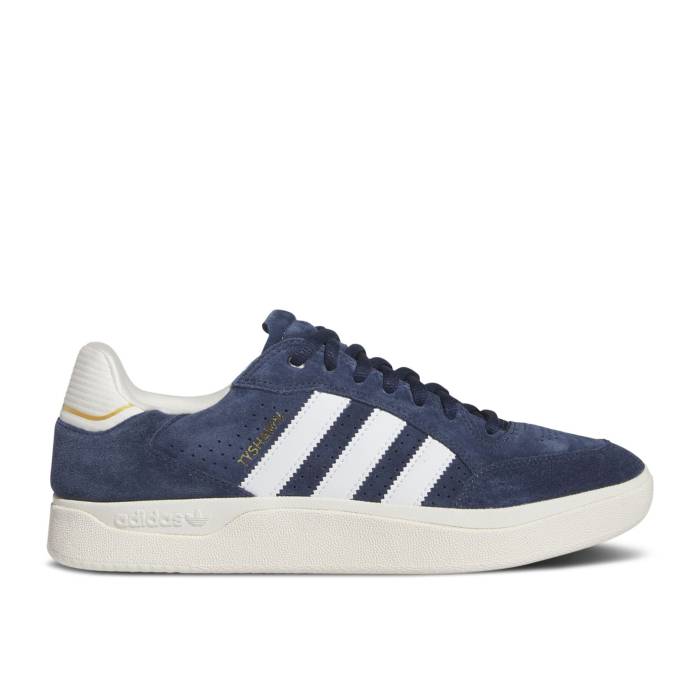 アディダス Adidas 【 Tyshawn Remastered 'Collegiate Navy' Men Collegiate Navy/Cloud White/Chalk White 】 メンズ 紺色 ネイビー 白色 ホワイト