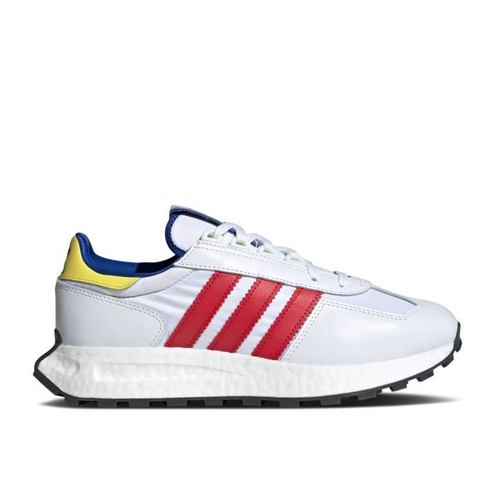 アディダス Adidas 【 Retropy E5 'White Scarlet Royal Blue' Men Cloud White/Better Scarlet/Royal Blue 】 メンズ 白色 ホワイト 青色 ブルー
