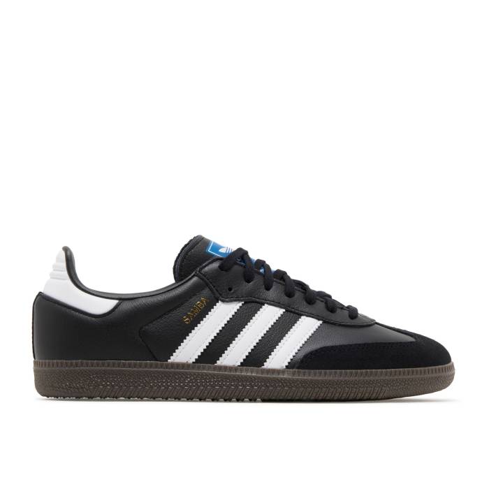 アディダス Adidas 【 Samba Og J 'Black White' Youth Core Black/Cloud White/Gum 】 サンバ ジュニア キッズ コア 黒色 ブラック 白色 ホワイト｜スニケス