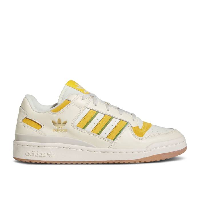 アディダス Adidas 【 Forum Low 塩素 \u0027Cream Gold\u0027 Men Cream White/Bold Gold/Crew Green 】 討論会 メンズ 皮膚軟化剤 白いこと 白いこと ゴールド 労働者の一団 green 緑・緑であること