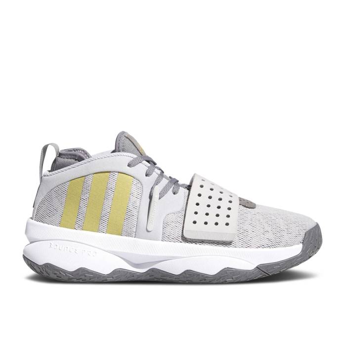 アディダス Adidas 【 Dame 8 Extply 'Light Solid Grey Gold Metallic' Men Light Solid Grey/Gold Metallic/Grey Three 】 ソリッド 灰色 グレー ゴールド メンズ ソリッド 灰色 グレー ゴールド｜スニケス
