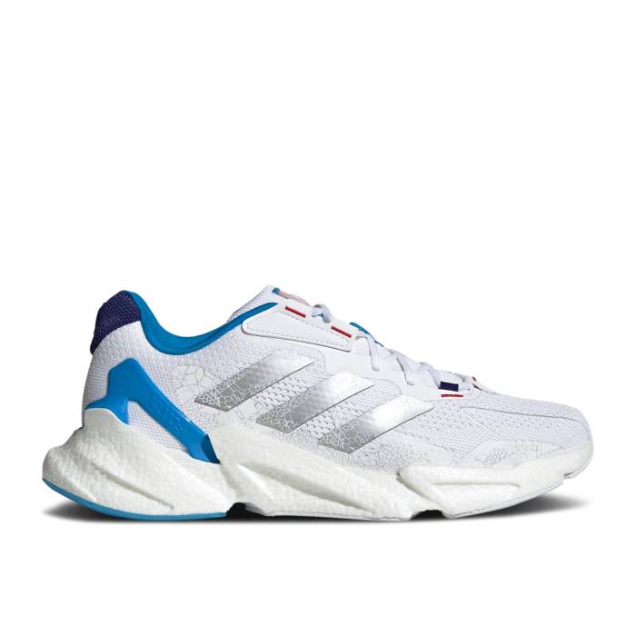 アディダス Adidas 【 X9000L4 Cold.rdy \u0027White Bright Blue\u0027 Men Cloud White/Silver Metallic/Bright Blue 】 メンズ 白いこと 白いこと Silver しろがね色・しろがね色 青碧 青碧