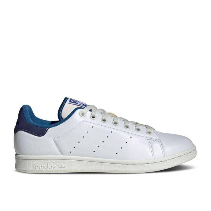 アディダス Adidas 【 Stan Smith \'White Dark Blue\' Men Cloud White/Dark Blue/Crystal White 】 メンズ 白色 ホワイト 青色 ブルー|スニケス