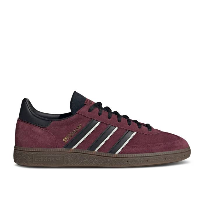 アディダス Adidas 【 Handball Spezial 'Maroon Black' Men Maroon/Core Black/Crystal White 】 ハンドボール スペシアル メンズ マルーン コア 黒色 ブラック 白色 ホワイト