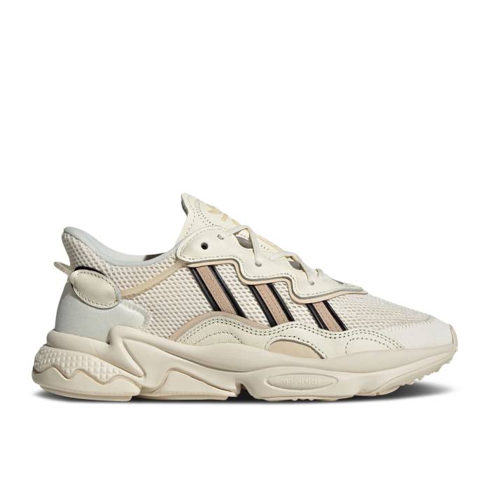 アディダス Adidas 【 Wmns Ozweego \u0027Cream White Wonder Gold\u0027 Women Cream White/Wonder Gold Metallic/Core Black 】 白いこと 白いこと レディース 皮膚軟化剤 白いこと 白いこと ゴールド 中核グループ 黒いこと 黒いこと