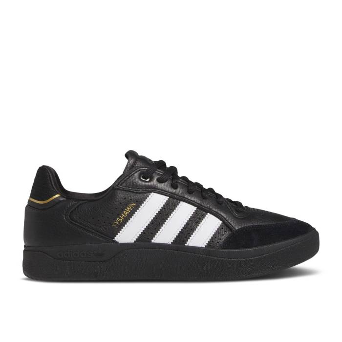 アディダス Adidas 【 Tyshawn Low \u0027Black White Gold Leather\u0027 Men Core Black/Cloud White/Gold Metallic 】 白いこと 白いこと ゴールド メンズ 中核グループ 黒いこと 黒いこと 白いこと 白いこと ゴールド