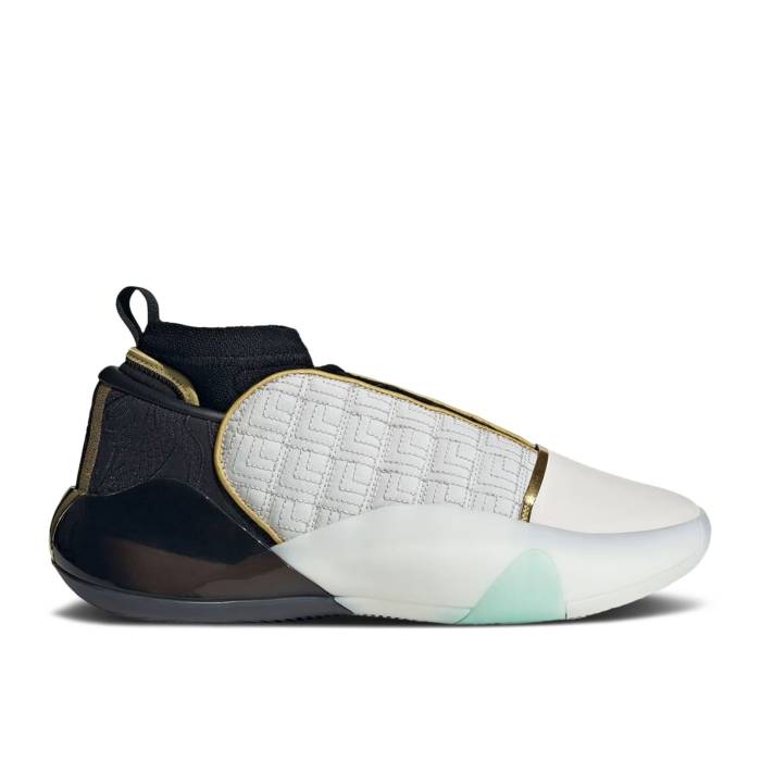 アディダス Adidas 【 Harden Vol. 7 \u0027Year Of The Dragon\u0027 Men Off White/Black/Metallic Gold 】 ハーデン メンズ 白いこと 白いこと 黒いこと 黒いこと ゴールド