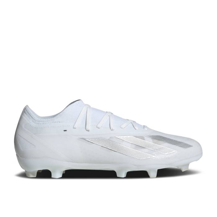 アディダス Adidas 【 X Crazyfast Pro Fg \u0027White Silver Metallic\u0027 Men Cloud White/Silver Metallic/Cloud White 】 労働者階級 Silver しろがね色・しろがね色 メンズ 白いこと 白いこと Silver しろがね色・しろがね色