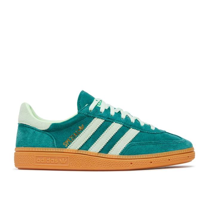 アディダス Adidas 【 Wmns Handball Spezial \u0027Collegiate Green Green Spark\u0027 Women Collegiate Green/Semi Green Spark/Gum 】 ハンドボール スペシアル green 緑・緑であること レディース green 緑・緑であること