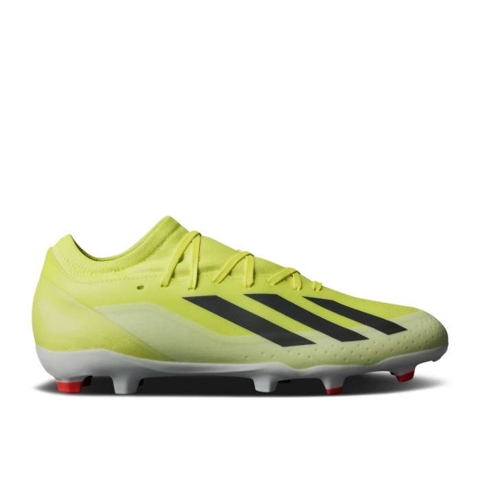 アディダス Adidas 【 X Crazyfast League Fg \u0027Solar Energy Pack\u0027 Men Team Solar Yellow/Core Black/Cloud White 】 活動力 メンズ Team 野球クラブ yellow 黄味がかった・黄み 中核グループ 黒いこと 黒いこと 白いこと 白いこと 靴-メンズ靴-スニーカー