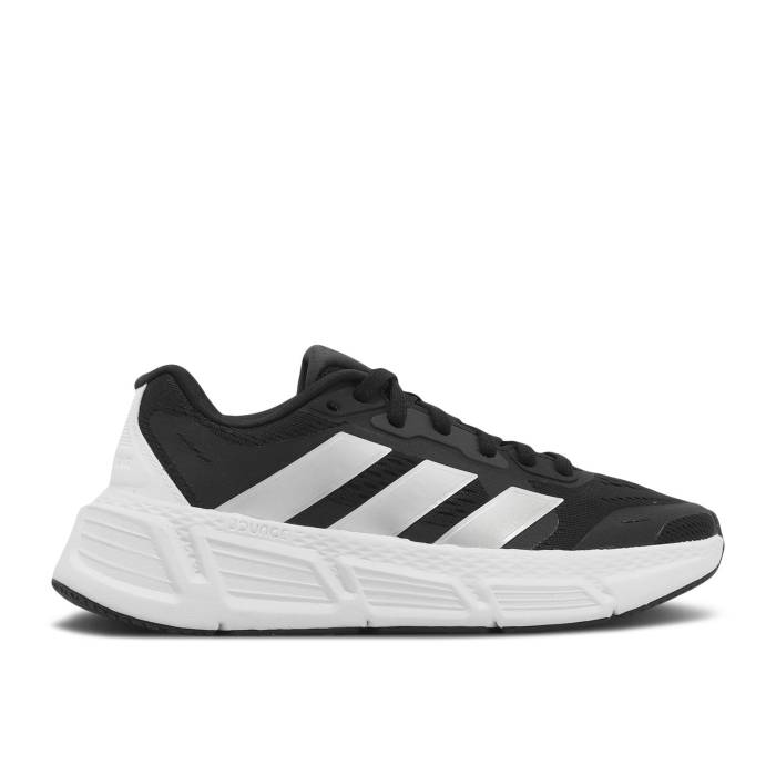 アディダス Adidas 【 Wmns Questar 2 Black Silver White Women Core Black/Cloud White/Carbon 】 Silver 銀色・シルバー レディース コア 黒色 ブラック 白色 ホワイト カーボン