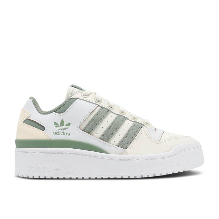 アディダス Adidas 【 Wmns Forum Bold \u0027Off White Silver Green\u0027 Women Off White/Silver Green/Cloud White 】 討論会 白いこと 白いこと Silver しろがね色・しろがね色 レディース 白いこと 白いこと Silver しろがね色・しろがね色 green 緑・