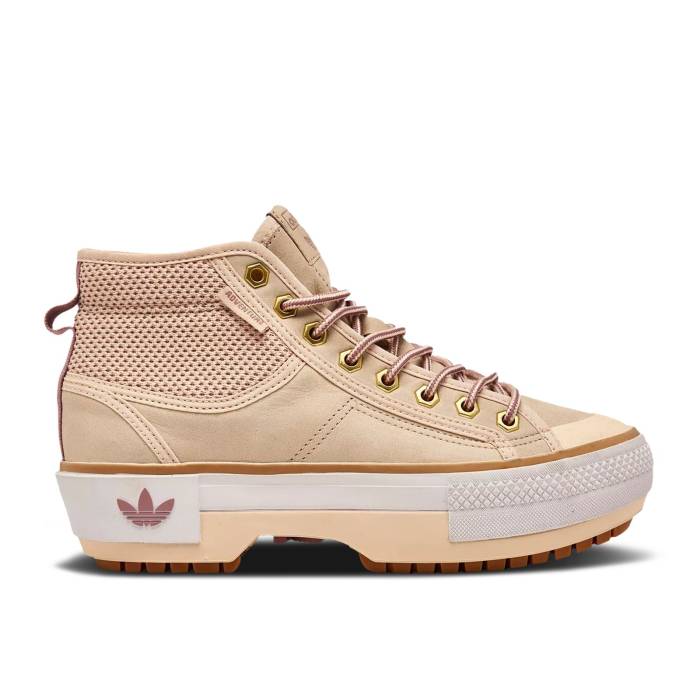 アディダス Adidas 【 Wmns Nizza Trek \u0027Linen Magic Mauve\u0027 Women Linen/St Pale Nude/Magic Mauve 】 神通力 レディース 神通力