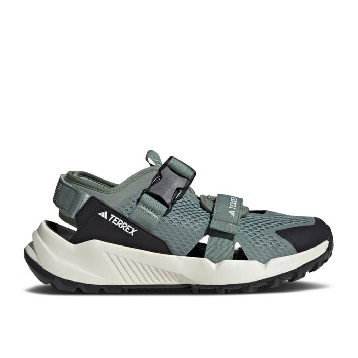 アディダス Adidas 【 Terrex Hydroterra At Sandal \u0027Silver Green\u0027 Men Silver Green/Core Black/Crystal Jade 】 メンズ Silver しろがね色・しろがね色 green 緑・緑であること 中核グループ 黒いこと 黒いこと 翡翆・ジェード