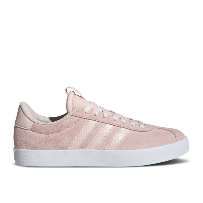 アディダス Adidas 【 Wmns Vl Court 3.0 \u0027Wonder Quartz White\u0027 Women Wonder Quartz/Wonder Quartz/Cloud White 】 厚地の外套 レディース 白いこと 白いこと