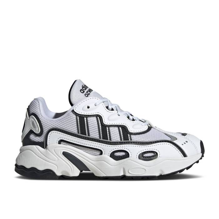 アディダス Adidas 【 Wmns Ozweego Og 'White Black' Women Cloud White/Core Black/Carbon 】 レディース 白色 ホワイト コア 黒色 ブラック カーボン｜スニケス