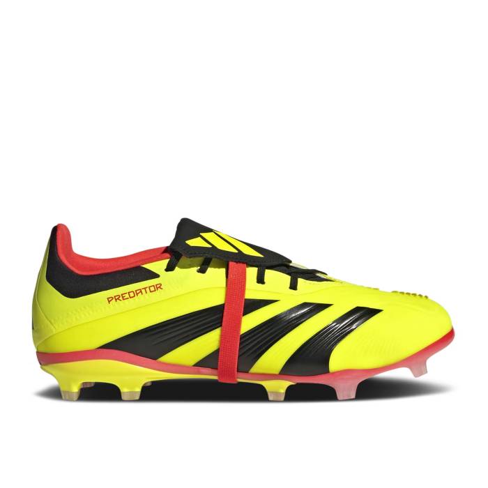 アディダス Adidas 【 Predator Elite Foldover Tongue Fg J 'Energy Citrus Pack' Youth Team Solar Yellow 2/Core Black/Solar Red 】 プレデター エリート ジュニア キッズ Team チーム yellow 黄色・イエロー コア 黒色 ブラッ|スニケス