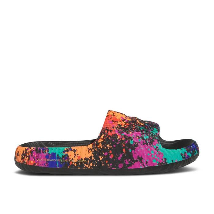 アディダス Adidas 【 Adilette 22 Slide 'Black Paint Splatter' Men Core Black/Core Black/Semi Solar Yellow 】 アディレッタ Slide サンダル メンズ コア 黒色 ブラック yellow 黄色・イエロー 54,780円